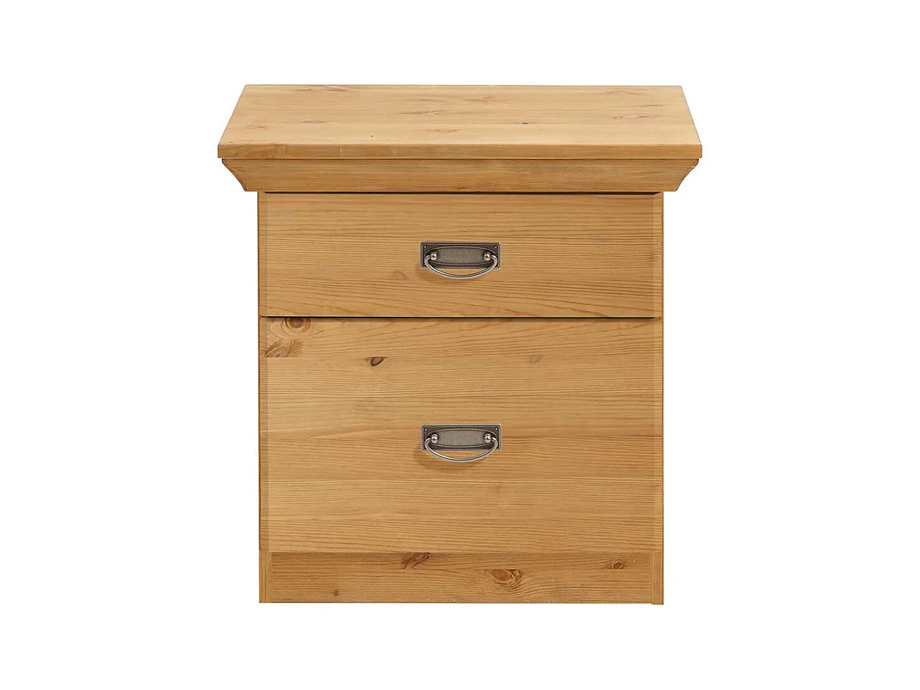 Kiefer Nachtkommoden im Landhausstil zwei Schubladen