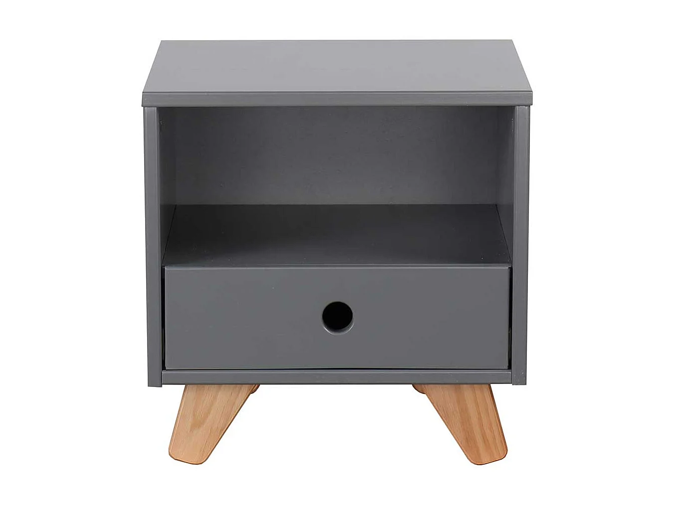 Kommode Kinderzimmer in Grau Piniefarben