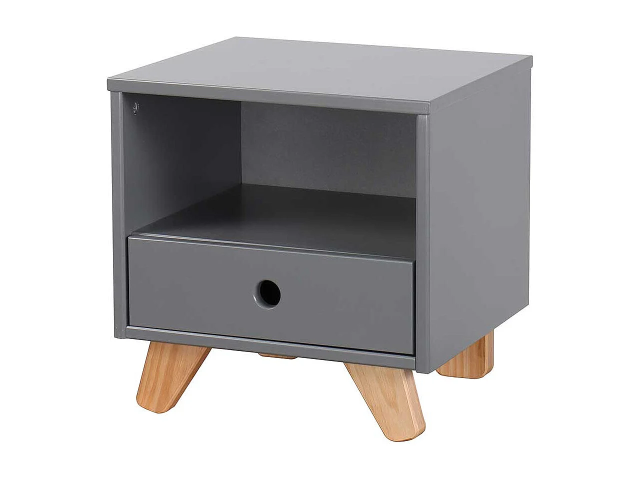 Kommode Kinderzimmer in Grau Piniefarben