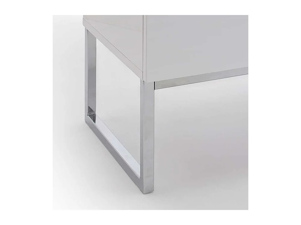 Nachttischkommode in Weiß 50 cm