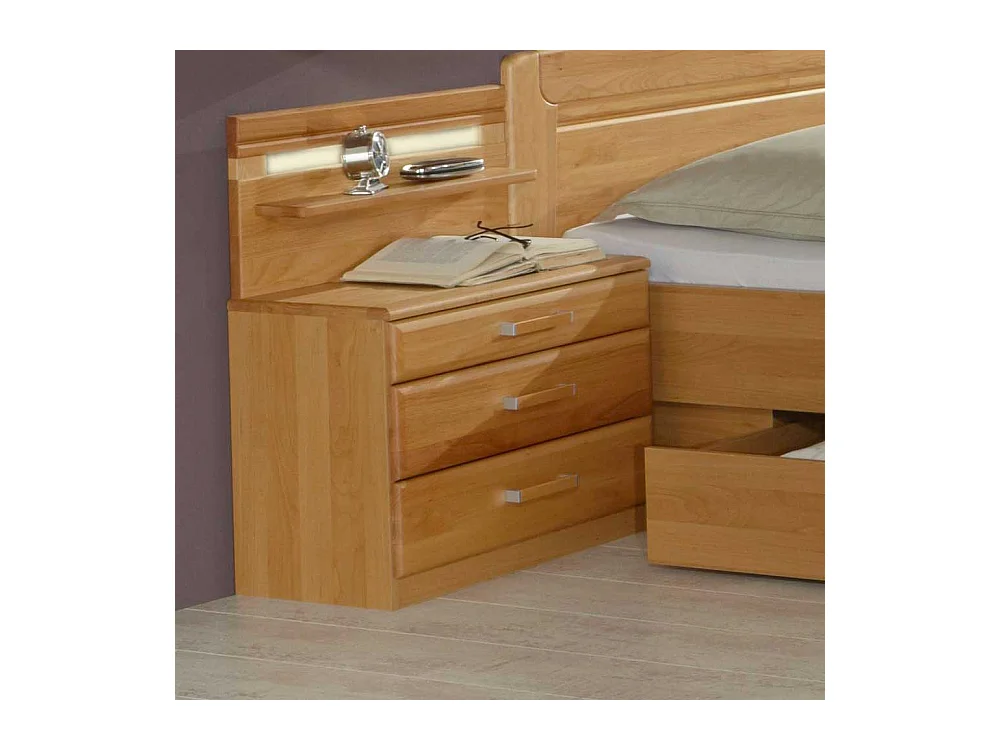 Nachttisch aus Erle Teilmassiv Teilmassiv (2er Set)