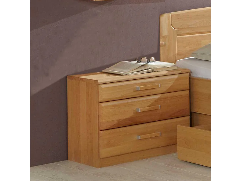 Nachttisch aus Erle Teilmassiv Teilmassiv (2er Set)