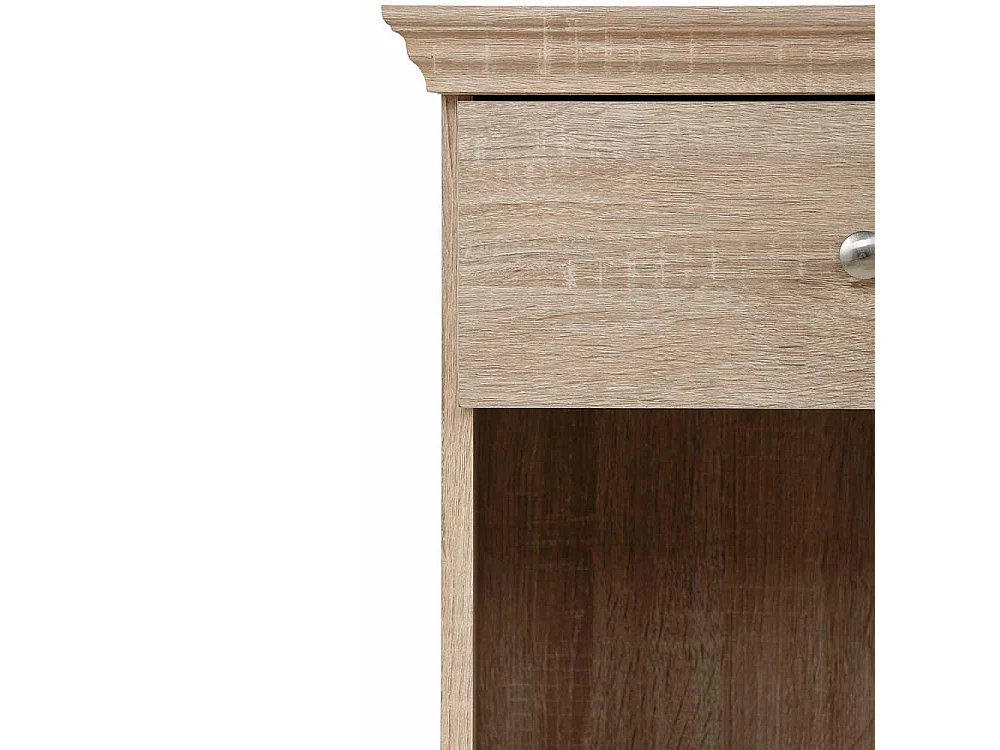 Nachttischkommode in Sonoma-Eiche Landhausstil