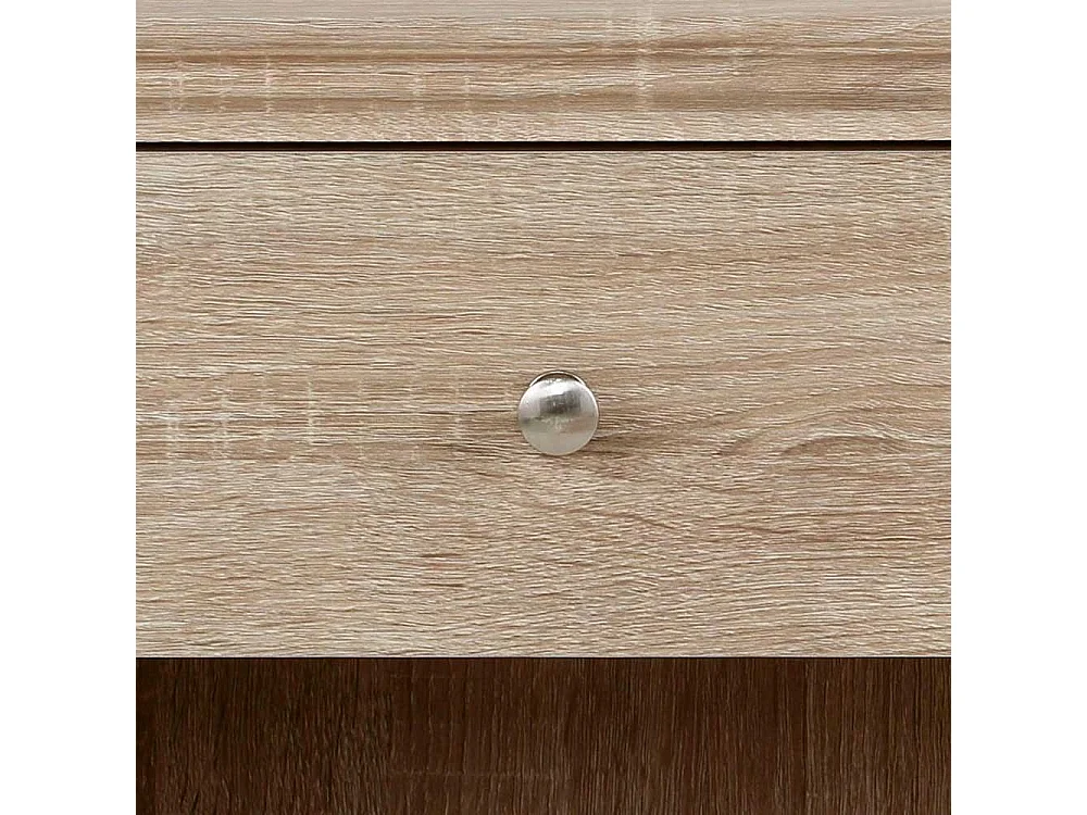 Nachttischkommode in Sonoma-Eiche Landhausstil