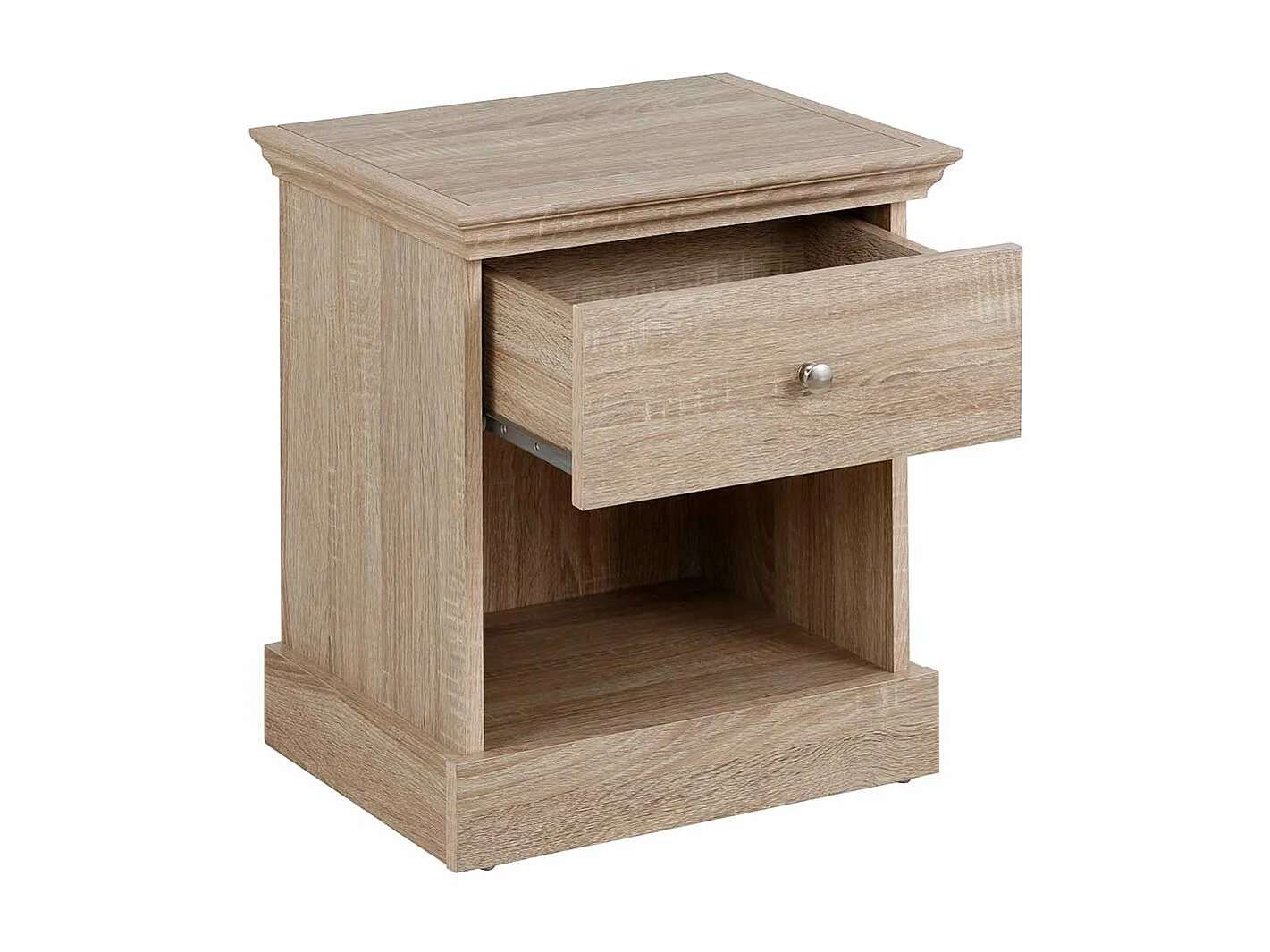 Nachttischkommode in Sonoma-Eiche Landhausstil