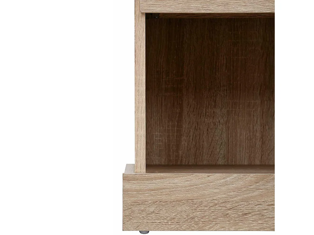 Nachttischkommode in Sonoma-Eiche Landhausstil