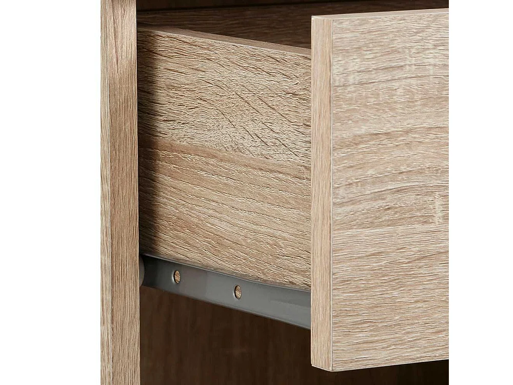 Nachttischkommode in Sonoma-Eiche Landhausstil