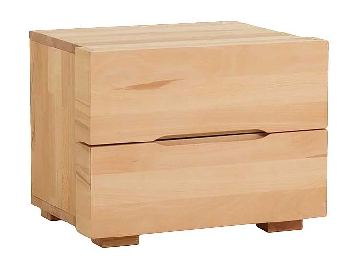 Nachtkonsole aus Kernbuche Massivholz geölt