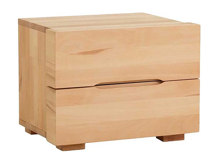 Nachtkonsole aus Kernbuche Massivholz geölt