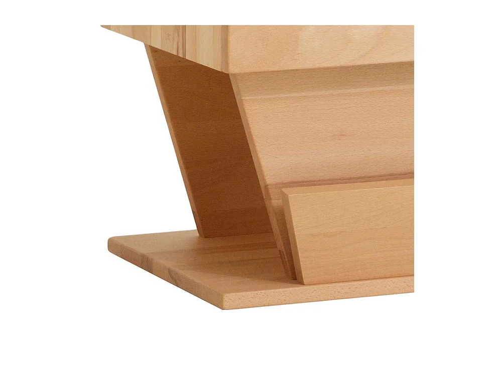 Design Nachttisch aus Kernbuche Massivholz modern