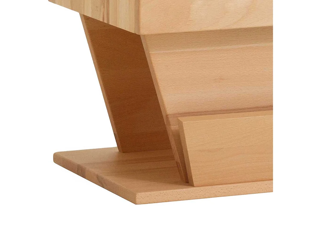 Design Nachttisch aus Kernbuche Massivholz modern