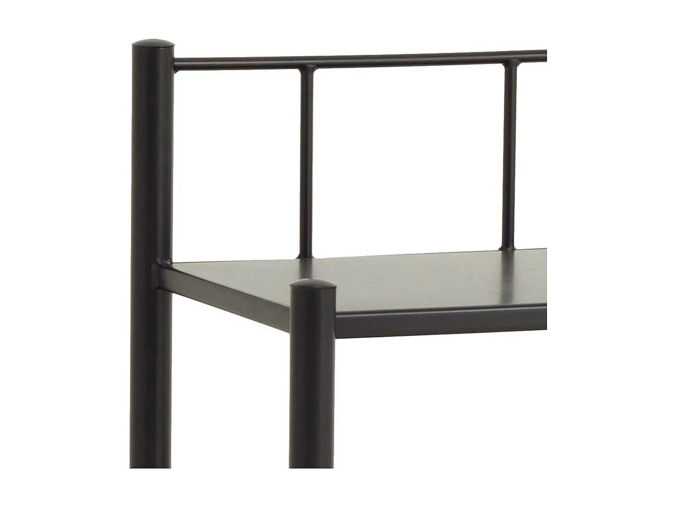 Nachtkonsole in Grau Metall