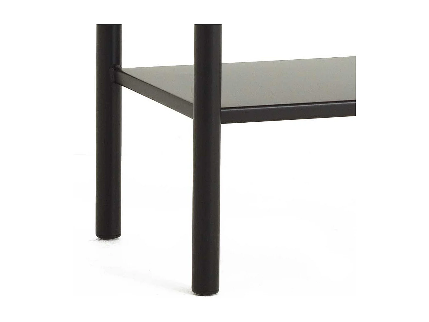 Nachtkonsole in Grau Metall