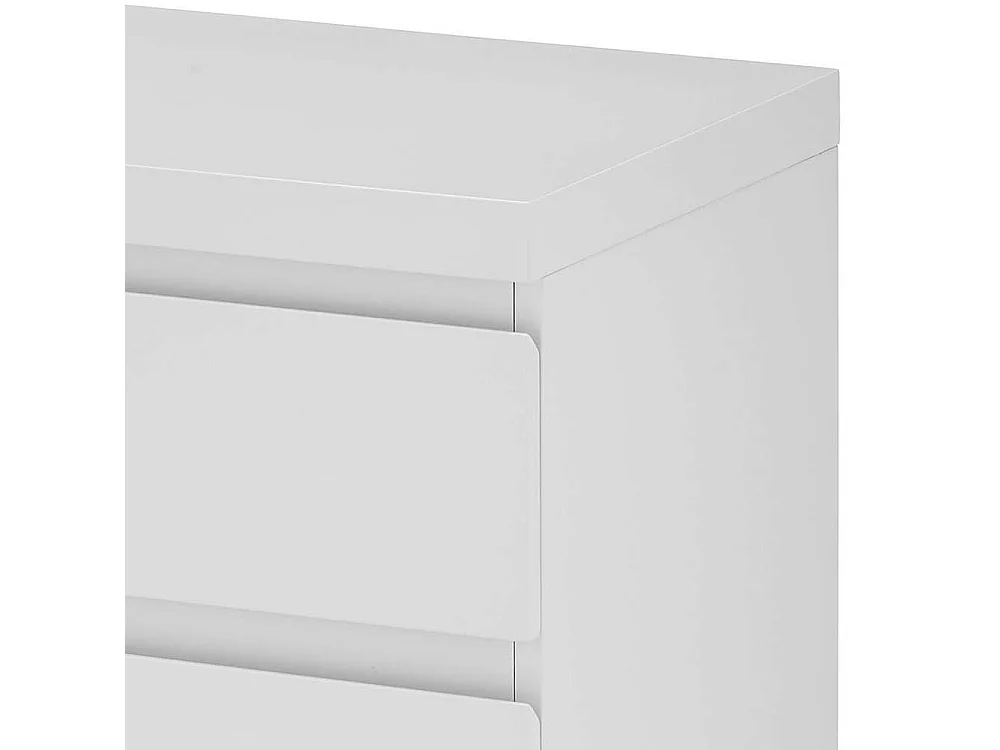 Nachttisch Nachtkommode mit zwei Schubladen und Bügelgestell