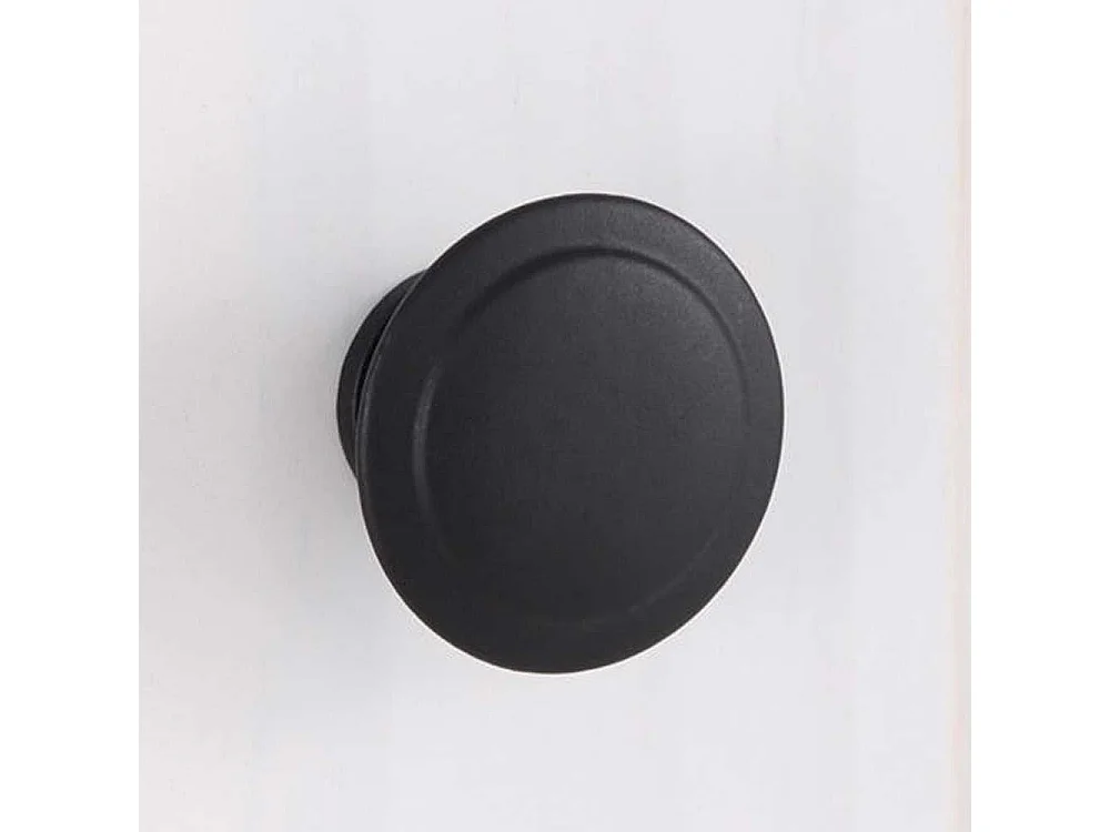 Nachtkommode in Weiß und Honigfarben Kiefer Massivholz