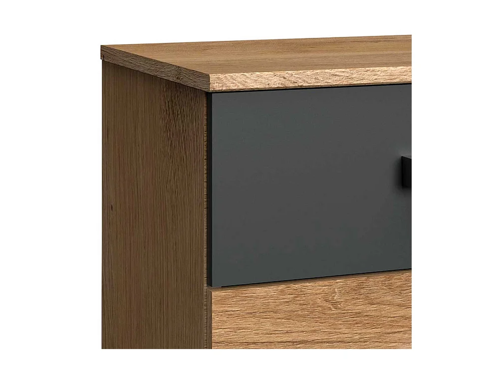 Nachtschränkchen im Industry und Loft Stil drei Schubladen