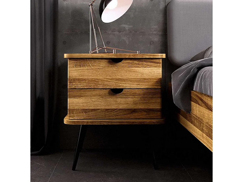 Nachttischschrank im Industry und Loft Stil 57 cm hoch