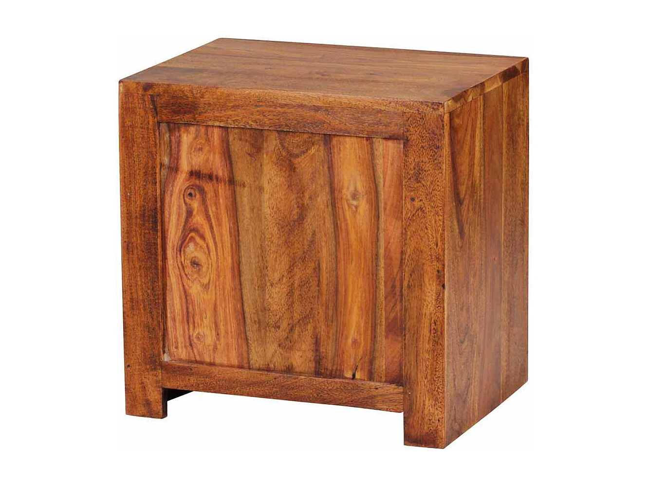 Nachtkonsölchen aus Sheesham Massivholz Landhaus