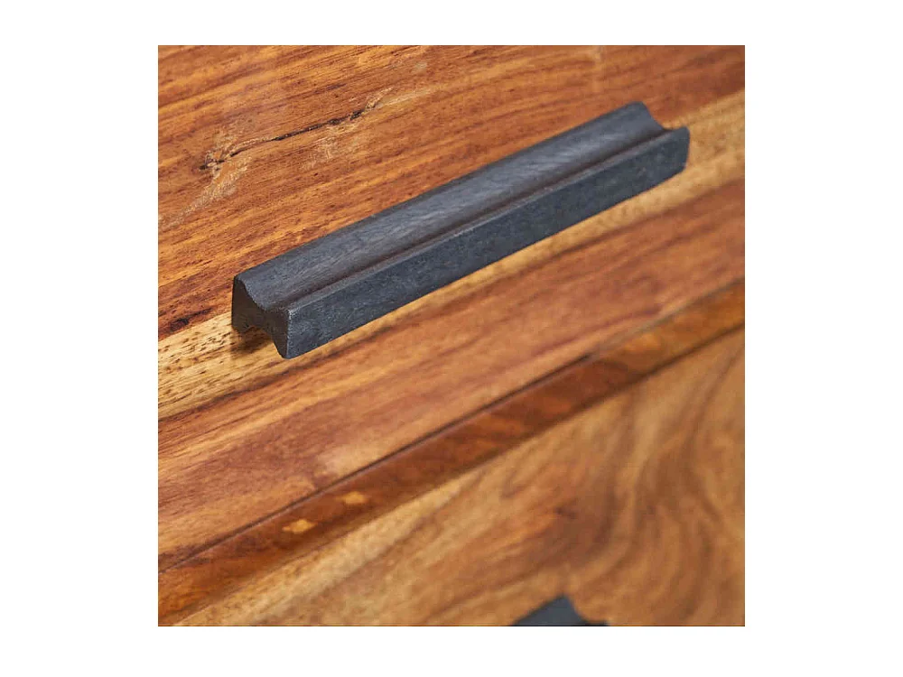 Nachtkästchen im Industry und Loft Stil zwei Schubladen