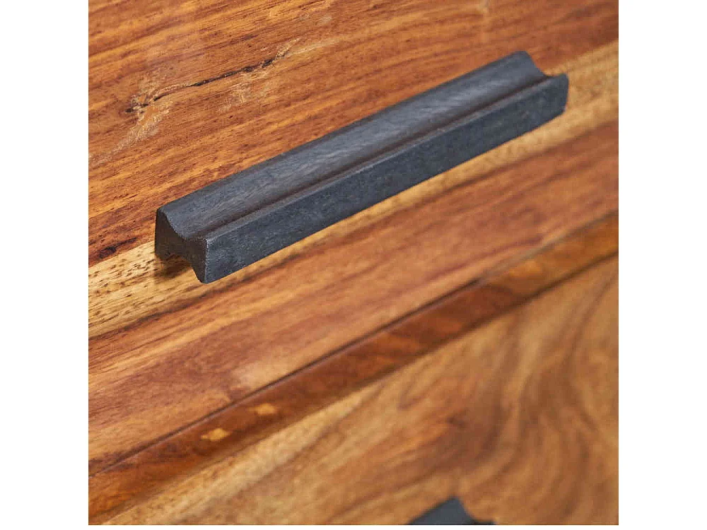 Nachtkästchen im Industry und Loft Stil zwei Schubladen