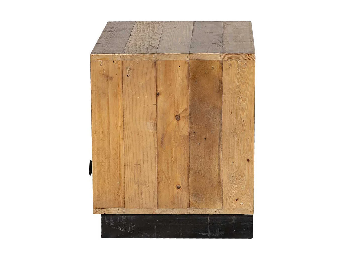 Schlafkommode aus Pinie Recyclingholz 45 cm breit