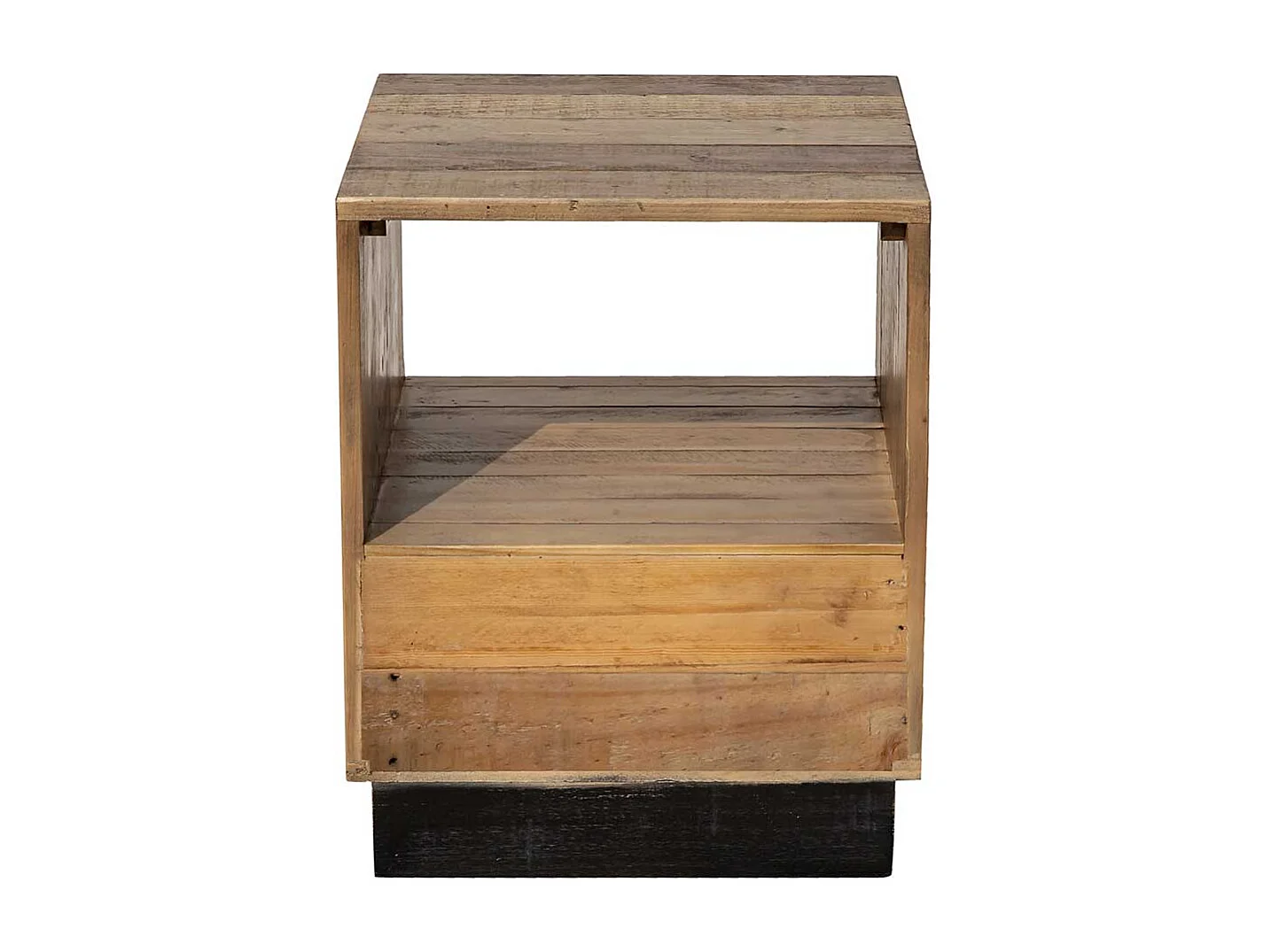 Schlafkommode aus Pinie Recyclingholz 45 cm breit