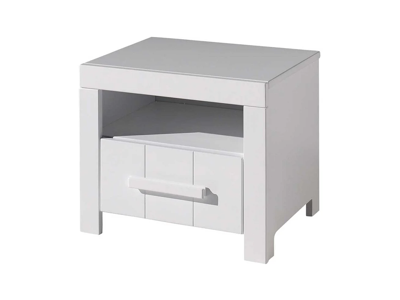 Nachttisch Kommode Nachtkonsole mit einer Schublade 50 cm breit