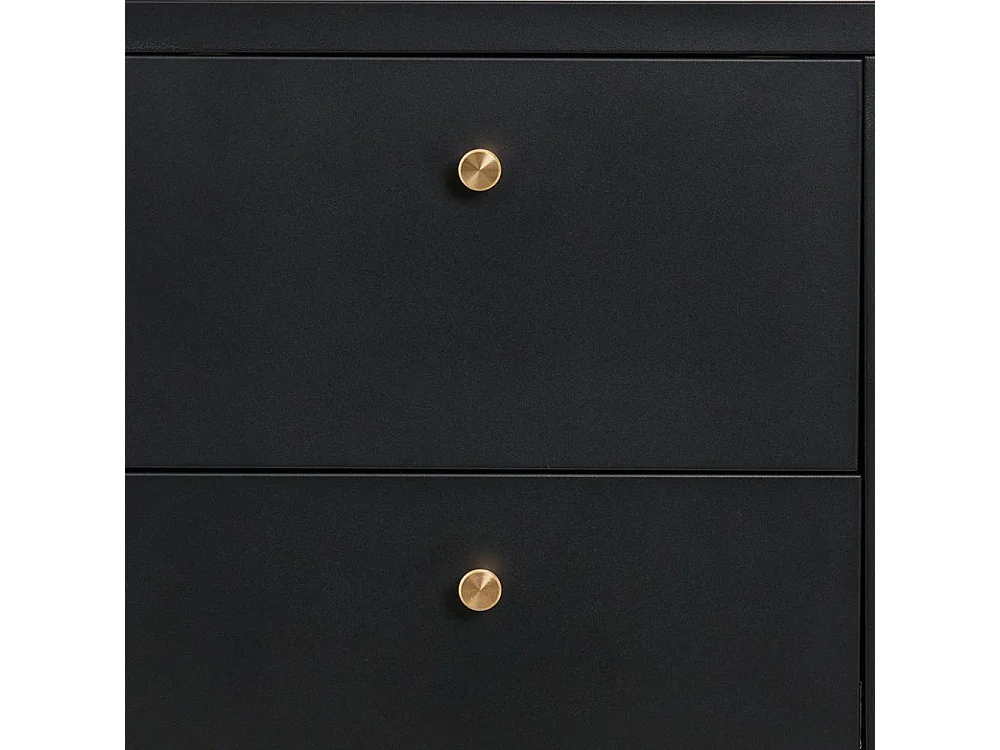 Nachtkommode Nachtschrank aus Metall mit Vierfußgestell