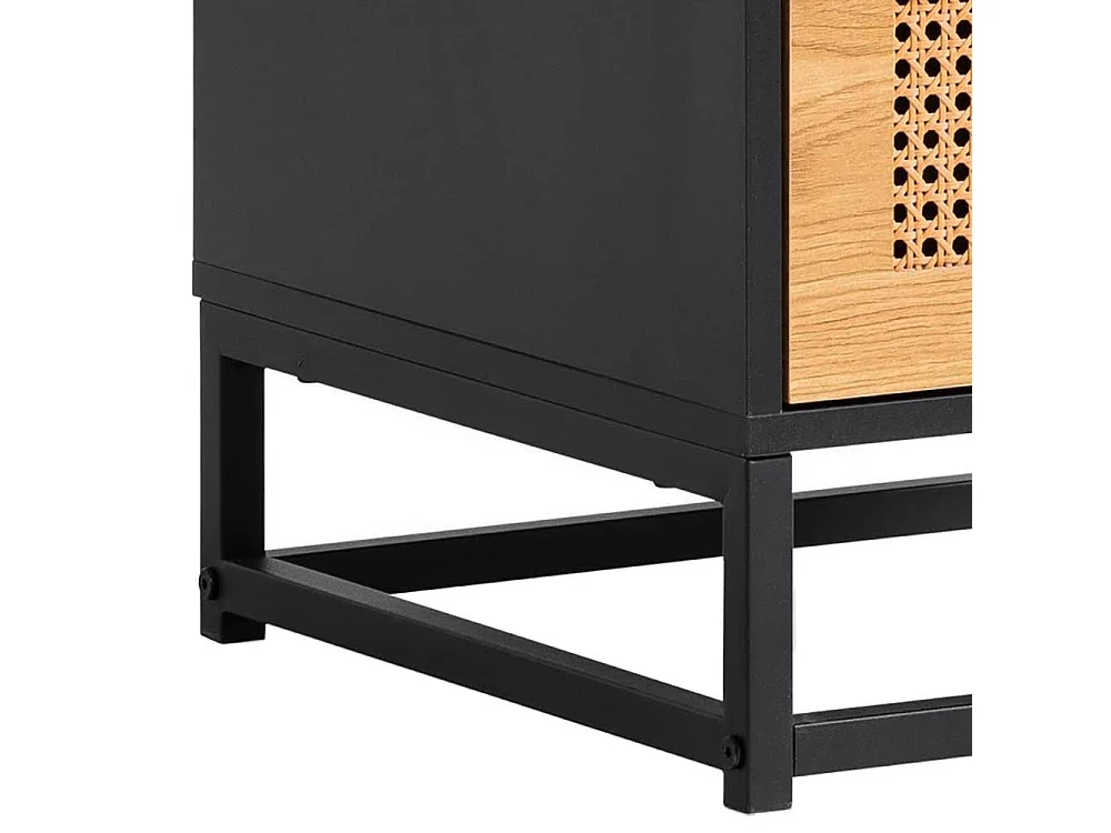 Bettkommode im Skandi Design mit zwei Schubladen