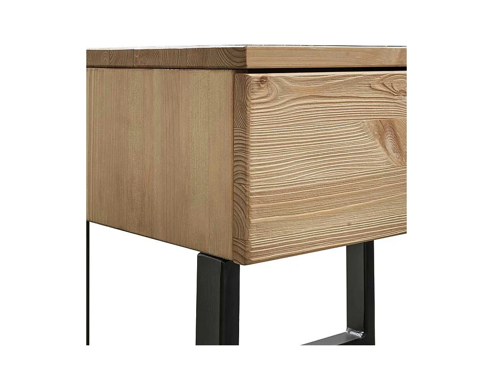 Nachttisch Kommode im Industry und Loft Stil Bügelgestell