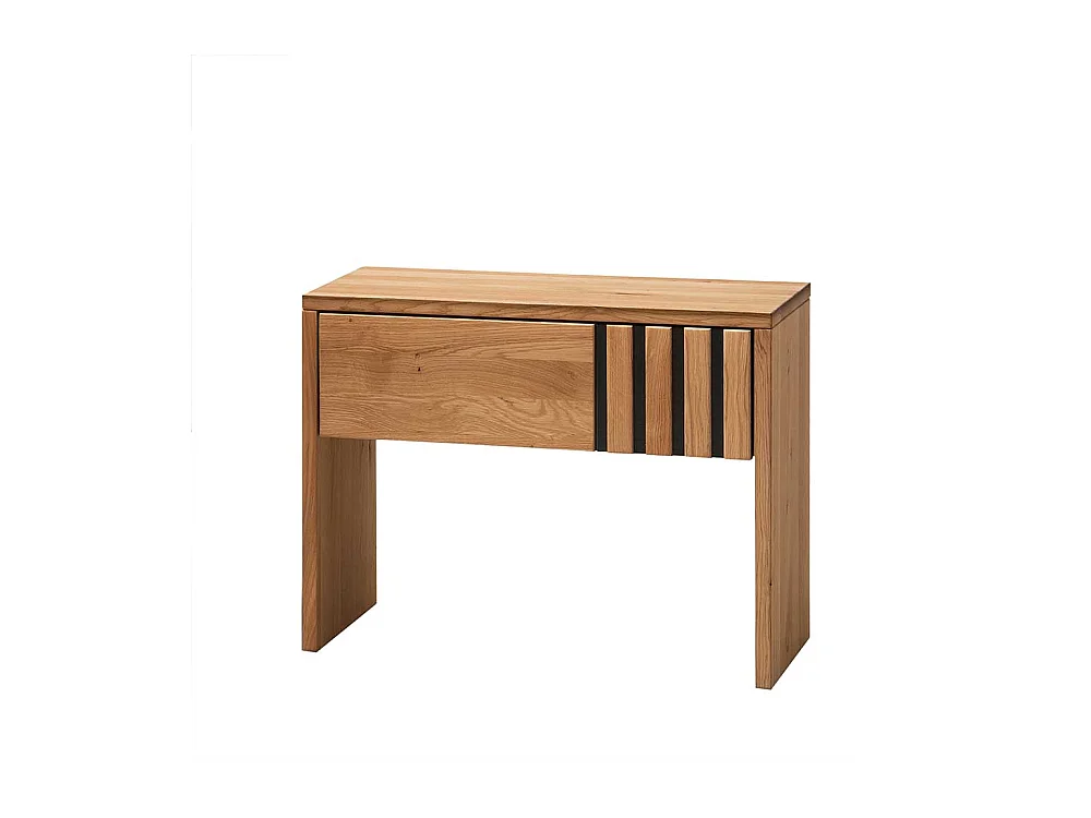 Nachttisch Kommode massiv aus Wildeiche Massivholz einer Schublade