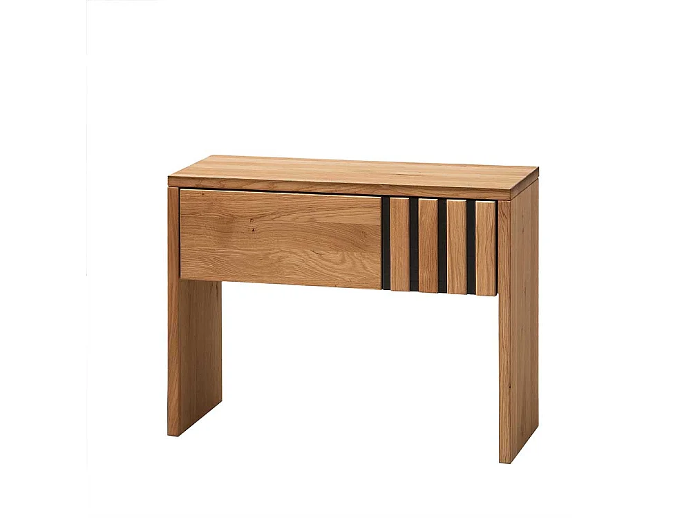 Nachttisch Kommode massiv aus Wildeiche Massivholz einer Schublade