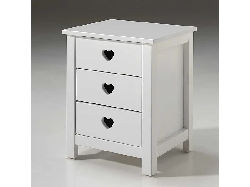 Nachtschränkchen für Kinderzimmer Weiß