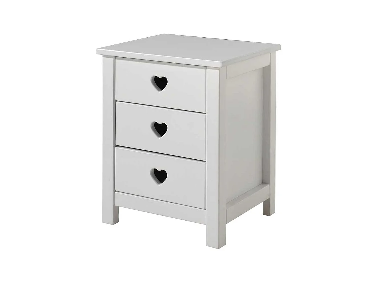 Nachtschränkchen für Kinderzimmer Weiß