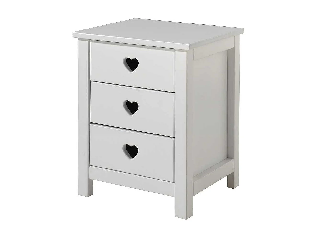 Nachtschränkchen für Kinderzimmer Weiß
