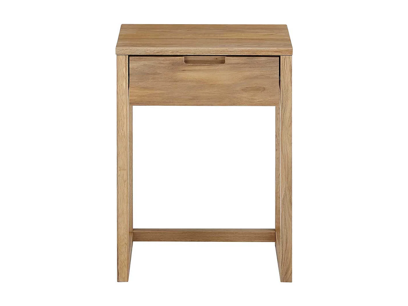 Nachtschränkchen aus Eiche Massivholz 60 cm hoch 45 cm breit