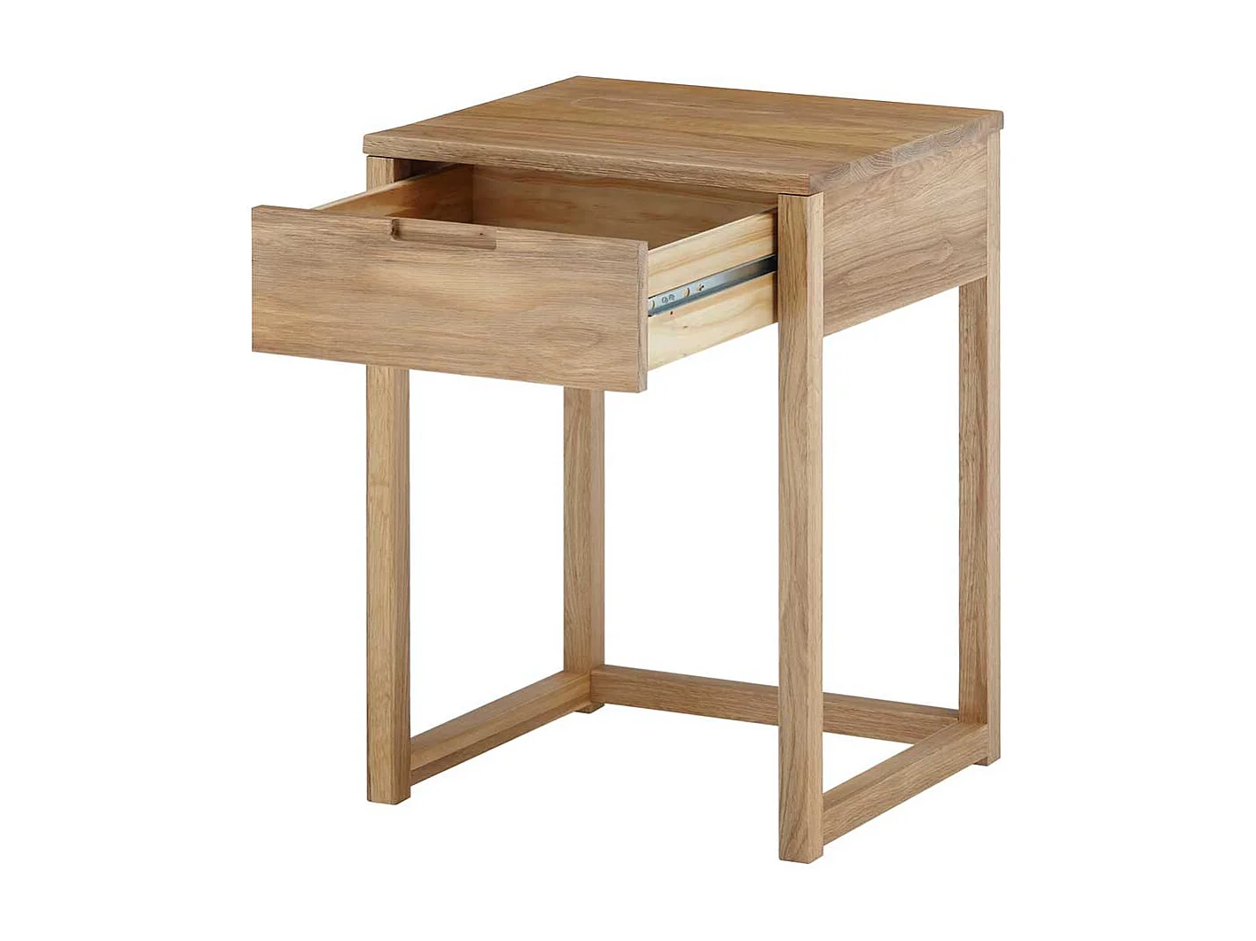 Nachtschränkchen aus Eiche Massivholz 60 cm hoch 45 cm breit