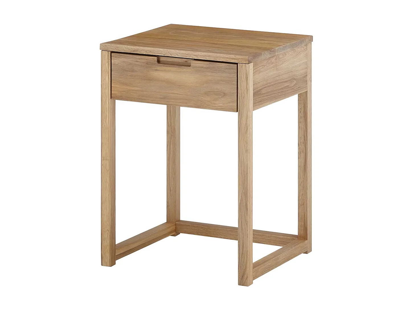 Nachtschränkchen aus Eiche Massivholz 60 cm hoch 45 cm breit