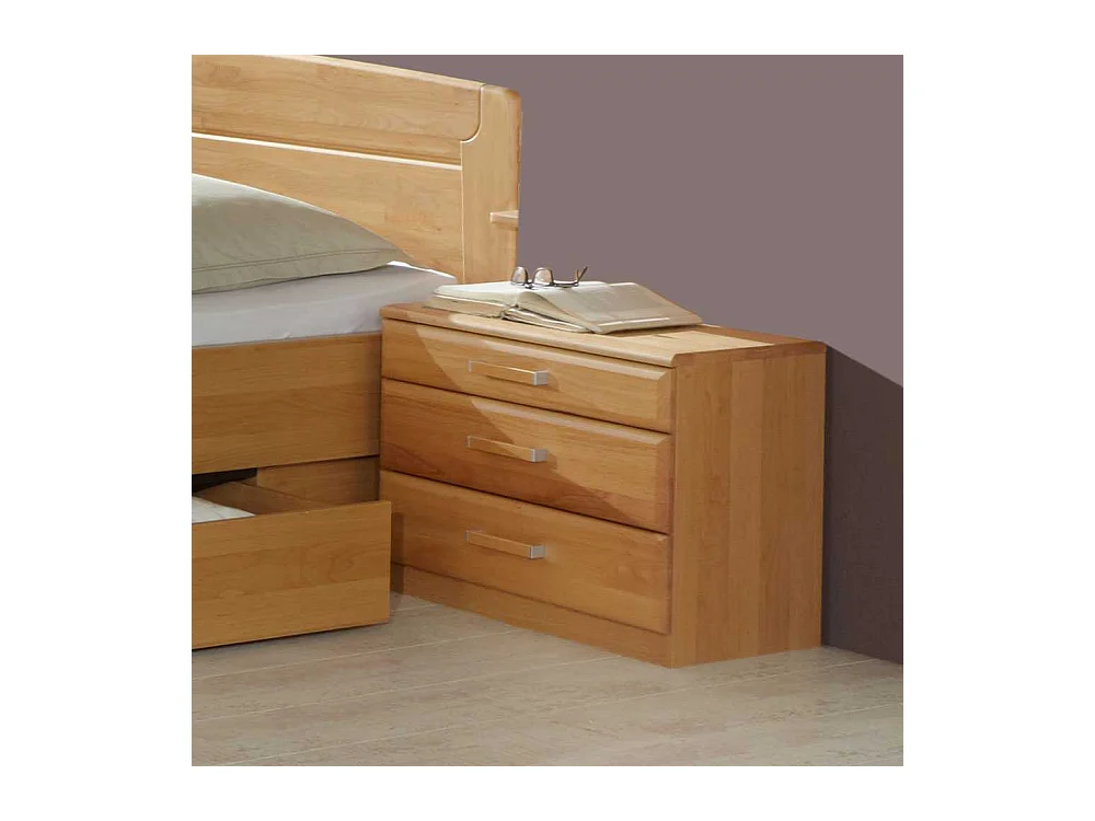 Nachttischkommode aus Erle Massivholz 60 cm breit