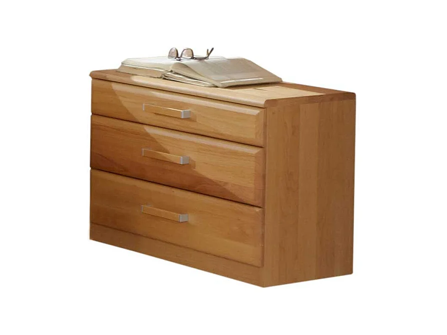 Nachttischkommode aus Erle Massivholz 60 cm breit
