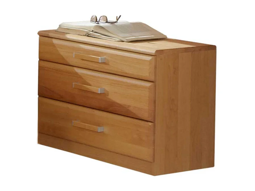 Nachttischkommode aus Erle Massivholz 60 cm breit
