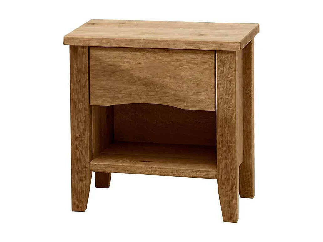 Nachttisch Nachtkästchen mit einer Schublade aus Wildeiche Massivholz