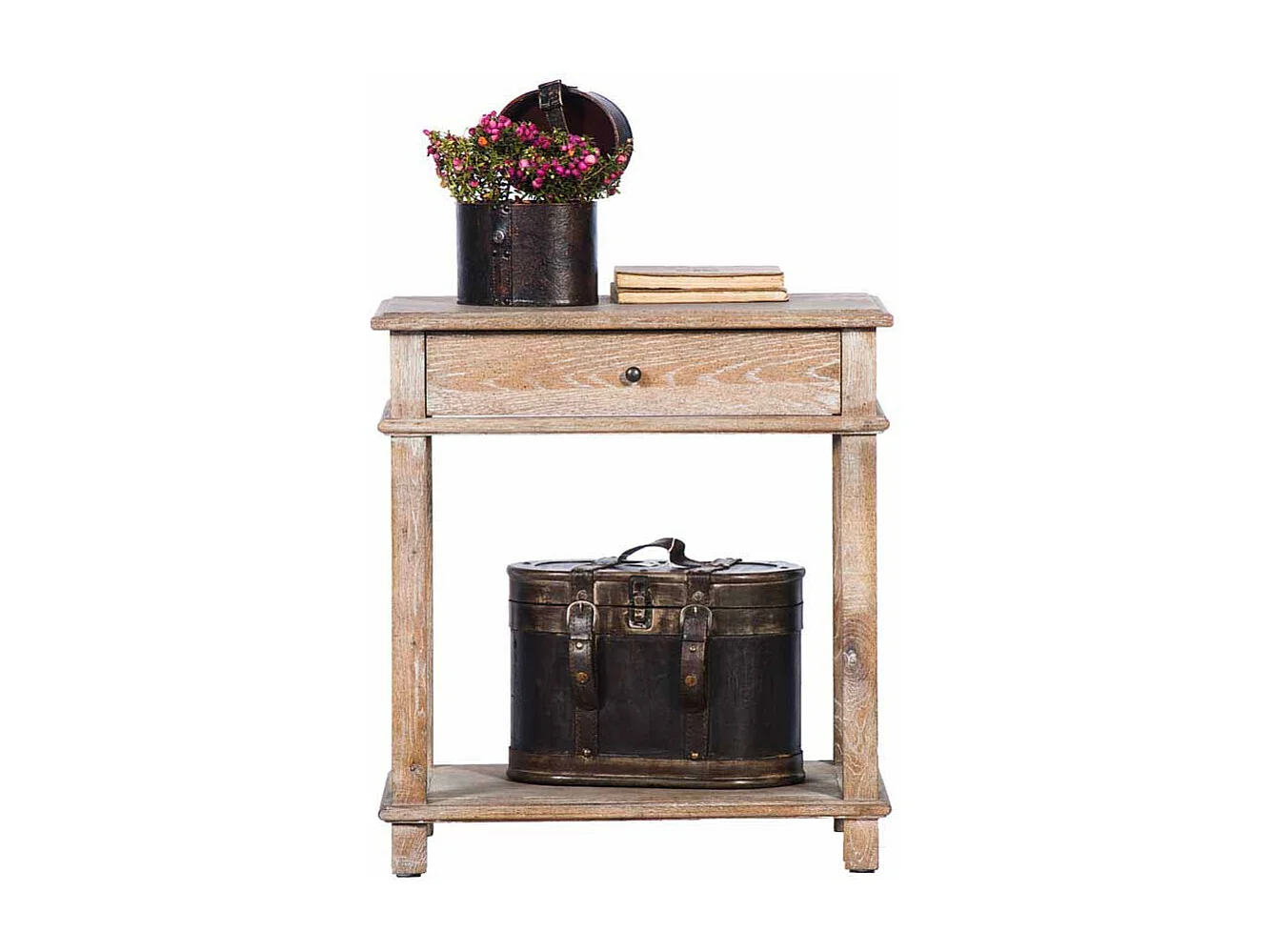 Nachttisch aus Eiche antik 60 cm