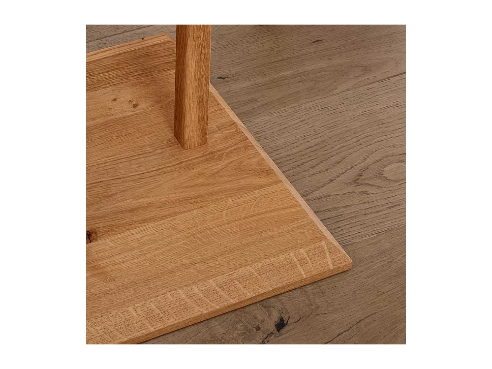 Beistelltisch Nachttisch aus Wildeiche Massivholz 48 cm hoch