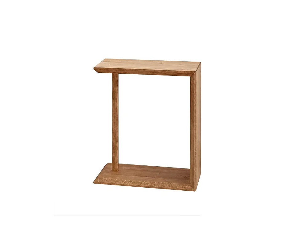 Beistelltisch Nachttisch aus Wildeiche Massivholz 48 cm hoch