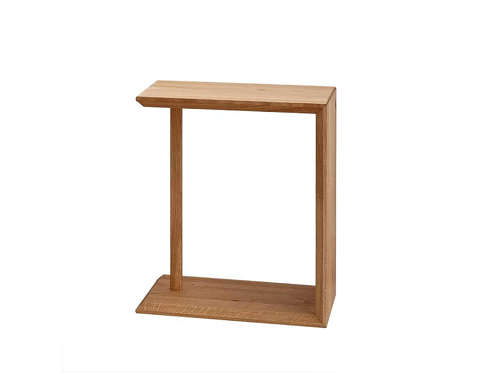 Beistelltisch Nachttisch aus Wildeiche Massivholz 48 cm hoch