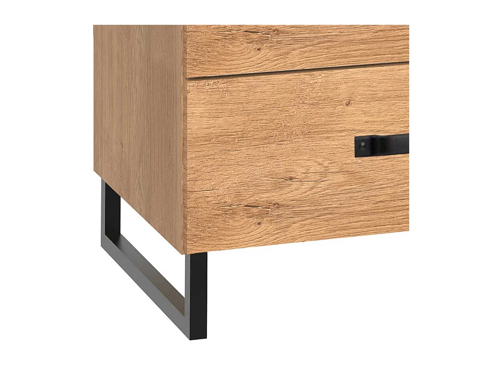 Schlafzimmerkomode im Industry und Loft Stil Bügelgestell