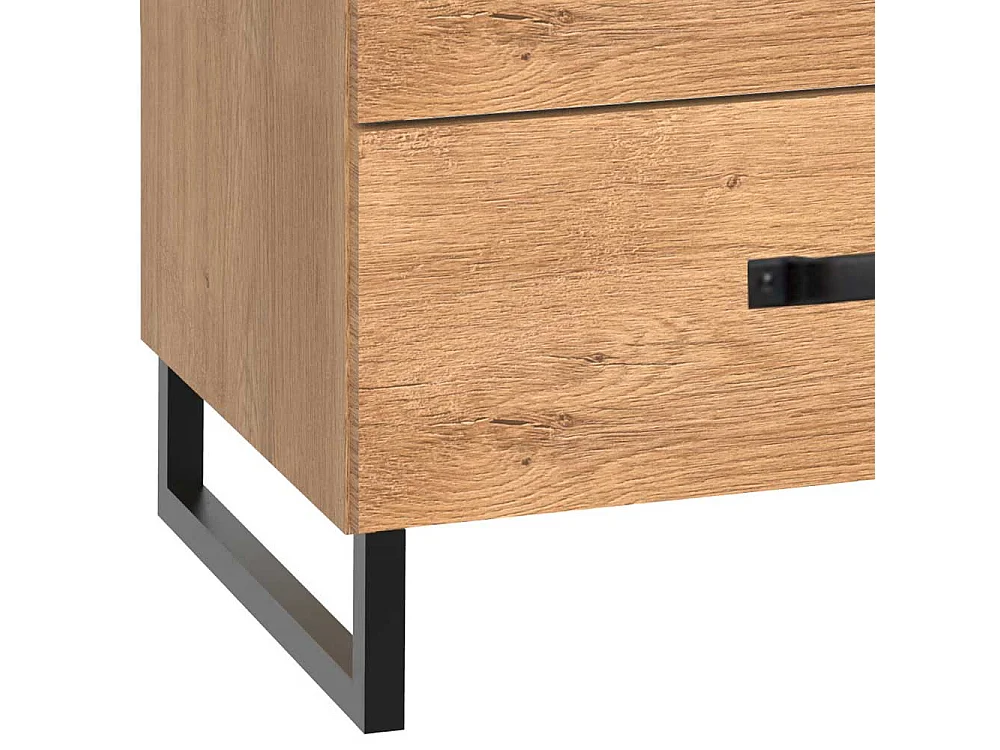 Schlafzimmerkomode im Industry und Loft Stil Bügelgestell