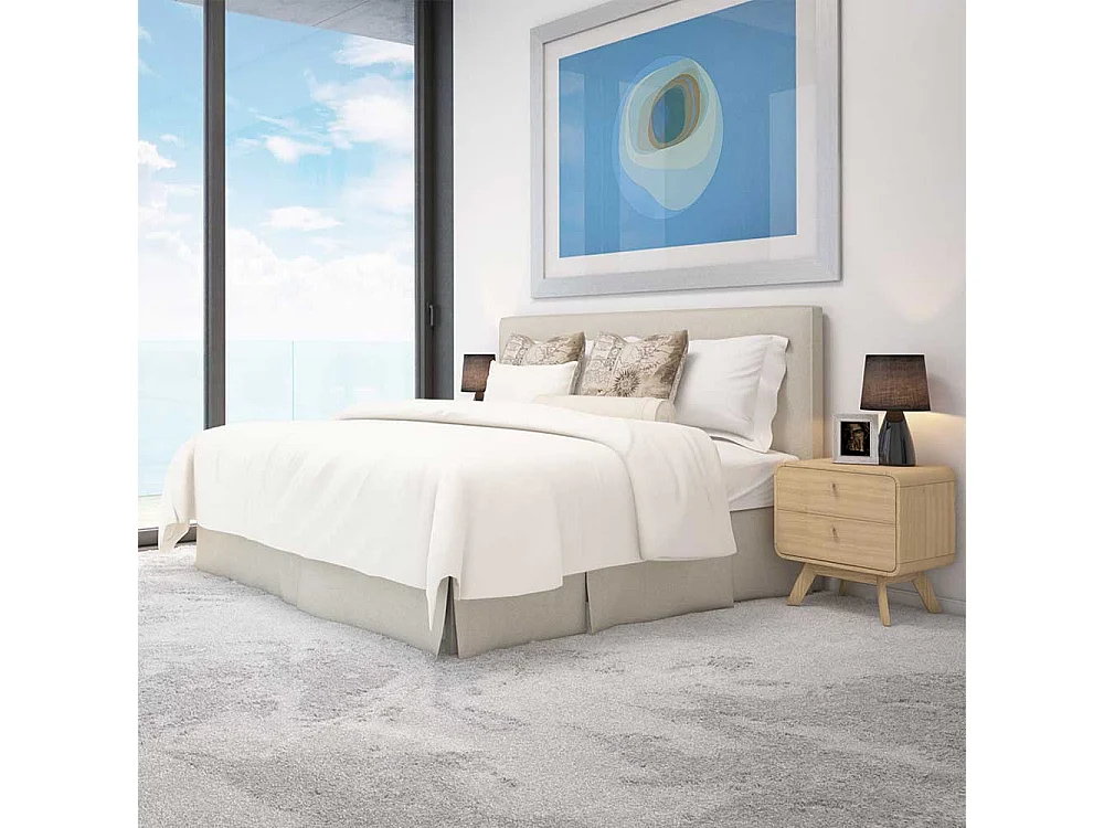 Bettkommode in Eichefarben Skandi Design