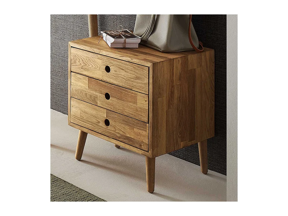 Flur Kommode aus Eiche Massivholz geölt drei Schubladen